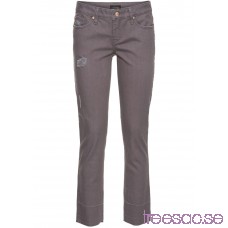 Nytt Jeans med ofållade benslut grå grå oX3OaCe707