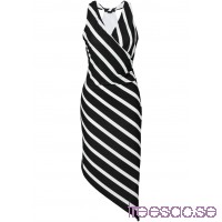 Nytt Asymmetrisk klänning 120 cm, Knälängd 
		            		                svart/vit, randig
		            		         mpT662ObyM