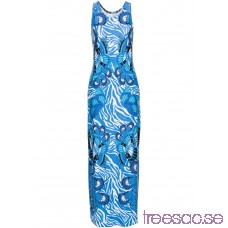Nytt Färgglad klänning 140 cm, Lång blå OSg2G8m7Mm