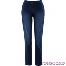 Nytt Jeans i chinosmodell med resårmidja dark blue stone dark blue stone lnG05fvh4u