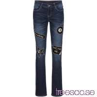 Nytt Slim jeans med tyglappar och nitar dark denim dark denim KoxaISCUSg