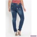 Nytt Stretchjeans med glitterstenar blue stone used blue stone used jQwEQ3DQCn