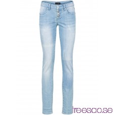 Nytt Stretchjeans, used-look blue bleached, used blue bleached, used OccdTXg8mR