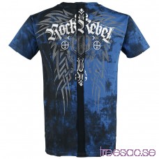Cross Tribal Cut-Out Shirt från Rock Rebel 8VVvos3nT2