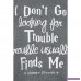 Girlie-topp: I Don't Go Looking For Trouble från Harry Potter uCyJA5Bszz