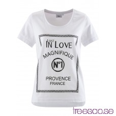 Nytt T-shirt med tryck, kortärmad 70 cm vit, med tryck pijlaa5EOl