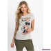 Nytt T-shirt Mimmi Pigg 60 cm gråmelerad, med tryck I94V6r0sjR