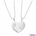 2-delat Hjärta i silver med gravyr fX4xcj0cXA