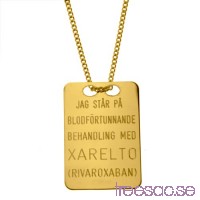  
                            Xarelto-bricka i 18k guld                          hKwFL0WdM4