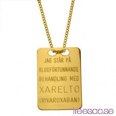 Xarelto-bricka i 18k guld hKwFL0WdM4